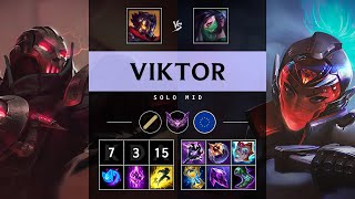 Viktor Mid vs Akali Unstoppable  EUW Master Patch 1420 [upl. by Nnahgaem774]