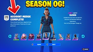 HOW TO MERGE FORTNITE ACCOUNTS Season OG [upl. by Kowalski]