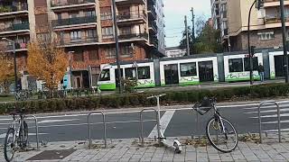 NUEVO TRANVIA DE VITORIA GASTEIZ SERIE 600 N°601CON DESTINO IBAIONDO CAF URBOS 3000 [upl. by Ellenoj]