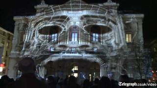 Amazing 3D projection mapped on building [upl. by Aloeda]