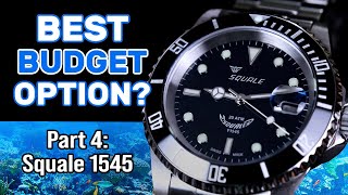 Squale 1545 20 Atmos Classic Best Affordable Rolex SubStyle Option Part 4 of a 5 Watch Comparison [upl. by Somar]