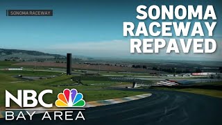 Sonoma Raceway repaved for first time in 23 years [upl. by Lebna]