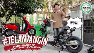 TELANJANGIN BENELLI PANAREA 125 MATIC KLASIK HARGA 20 JUTAAN ITALIAN PRIDE reviewmotor [upl. by Duff]