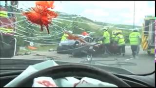 accident routier attention video choc [upl. by Alihs]