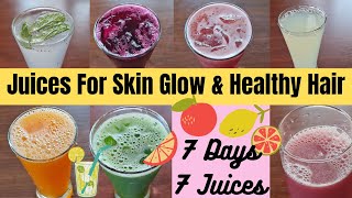 RECIPESEPI447 DAYS 7 JUICES FOR SKIN GLOW ampHAIR GROWTHWEIGHT LOSSHEALTHY BODYDETOXANTIAGING [upl. by Imelda881]