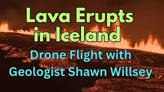 Icelands Impressive Eruption Livestream from Geologist Shawn Willsey [upl. by Aubry]