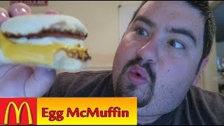 McDonalds Egg McMuffin Review [upl. by Eneirda]