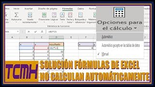 SOLUCION A FORMULAS EN EXCEL NO CALCULAN AUTOMÁTICAMENTE [upl. by Ardene929]