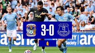 COVENTRY CITY 30 EVERTON  Preseason highlights [upl. by Nahseez]