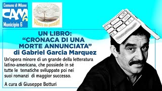 Un libro quotCronaca di una morte annunciataquot di Gabriel Garcia Marquez [upl. by Simone]