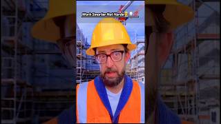 Part 85  work smarter not harde👷💡💯 workers work smart construction job viralvideo shorts [upl. by Eelrehpotsirhc]