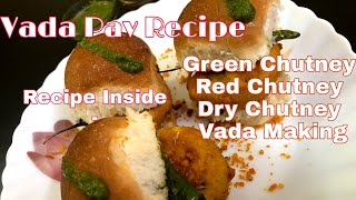 Vada pav Recipe  How to Make Mumbai Style Vada Paw  Indian street food Vada Paw Batata Vada [upl. by Eiramannod]