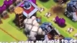 CLASH OF CLANS  NEW LEAKED GOLEM GAMEPLAY [upl. by Jamison]