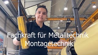 Fachkraft für MetalltechnikMontagetechnik mwd  Ausbildung bei IMO [upl. by Hertberg186]