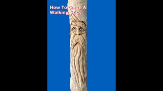 How To Carve A Walking Stick [upl. by Eat96]