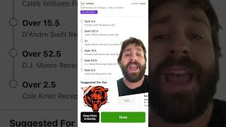 Bear Down Parlay nfl beardown calebwilliams cantloseparlay [upl. by Nirrek]