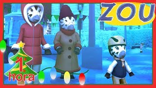 LAS NAVIDADES DE ZOU 🎄 1 hora RECOPILACIÓN ☃️ Dibujos animados  Zou en español [upl. by Ettie]