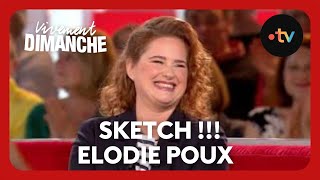 Sketch  Elodie Poux est atteinte dun trouble  Vivement Dimanche 5 mai 2024 [upl. by Plume]