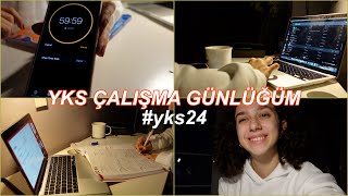 YKS ÇALIŞMA GÜNLÜĞÜM  etütlü çalışmaayt matematikedebiyat yks2024 🫂 [upl. by Miguel958]