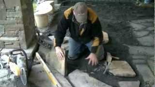 Mike Stones tips for laying a flagstone patio [upl. by Engracia]