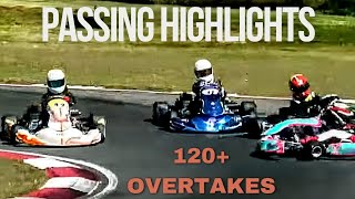 Karting Overtake Highlights  2024 Junior Passes [upl. by Wamsley]