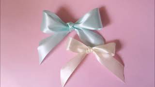 DIY 蝴蝶結綁法 緞帶 How to make a Bow [upl. by Julissa]