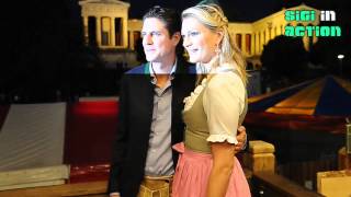 Maria HöflRiesch mit Ehemann Marcus  Käfer WiesnSchänke  Oktoberfest 2015  Day 8 [upl. by Noet128]