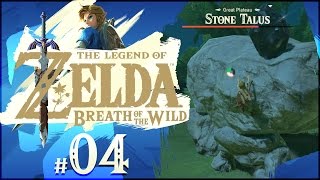 The Legend of Zelda Breath of the Wild  Part 4  Stone Talus Boss Battle [upl. by Ylurt]