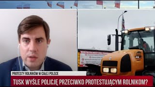 K Gac Protest Rolników zaskoczył rząd Donalda Tuska  Polska Na Dzień Dobry [upl. by Simmons]