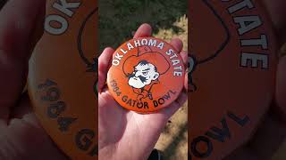 1984 gator bowl Oklahoma state cowboys Button vintagebutton [upl. by Deva]