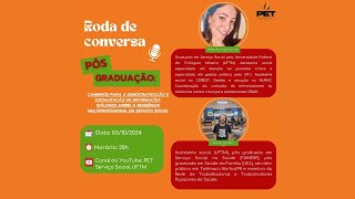 Roda de Conversa PósGraduação  Diálogos sobre a Residência Multiprofissional em Serviço Social [upl. by Anan]