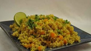 Quinoa Pulao Indian Recipe  Show Me The Curry [upl. by Ecertal]