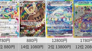 【ポケカ】テラパゴス高騰！ヨルノズクも！最新販売価格ランキング「ステラミラクル」SR以上＋高額カード 【Pokémon cards】Market price of Stellar Crown [upl. by Sosna]