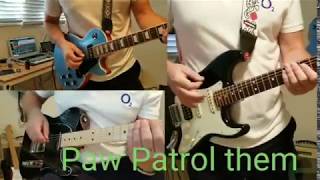 Paw Patrol Theme Song  guitar cover [upl. by Attena]