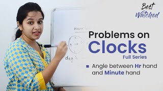 Aptitude Made Easy  Problems on Clocks Full series Learn maths withme StayHome [upl. by Deloria32]