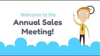 Annual Sales Meeting  Animated Video Template [upl. by Oinota]