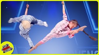 Kid Dancers MOVE JUDGES TO TEARS with EMOTIONAL AERIAL DANCE Performance [upl. by Etnecniv255]