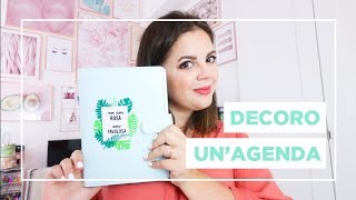 DECORO UNAGENDA A5 in stile tropicale e chic e ve la regalo DOWNLOAD GRATIS  CREAMYDIY [upl. by Leaper915]