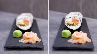 Jak zrobić sushi futomaki z wędzonym łososiem  RobimySushicom [upl. by Raseac10]