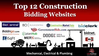 Top 12 Construction Bidding Websites [upl. by Dnomsaj]