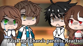 Frisk and Charas parents Reacts to Megalomaniac GlitchTale GCRV  Rose•Afton OwO [upl. by Batsheva]