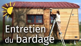 TINY HOUSE  Entretien du bardage bois [upl. by Ridley]