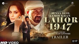 Lahore 1947  Teaser Trailer  Sunny Deol  Aamir Khan  Rajkumar Santoshi Lahore 1947 Movie Update [upl. by Elraet]