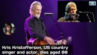 Kris Kristofferson US country singer and actor dies aged 88 [upl. by Leunamnauj]