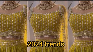 2024 lehenga design Top trending lehenga design for girls trendswithmonika [upl. by Cowen]