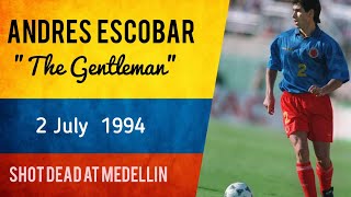 Andres Escobar  Colombian Defender  Own Goal Resulted in his Own Death  FIFA 1994 [upl. by Kym]