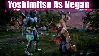 Yoshimitus With Negan Moves Gameplay Tekken 7 Requested [upl. by Godderd]