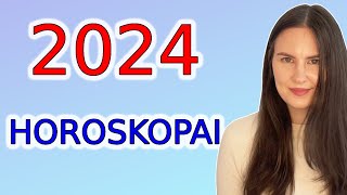 2024 HOROSKOPAS VISIEMS ZODIAKO ŽENKLAMS 2024 metų astrologinė prognozė horoskopai [upl. by Yekcin72]