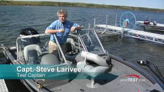 Crestliner 1650 Detail Layout 2010 reviews  Tests  By BoatTestcom [upl. by Relyk]