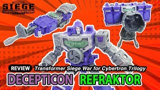 Transformer Siege Deluxe Refraktor WFC S36SG28 review [upl. by Yud816]